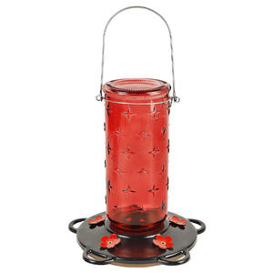 ที่ให้อาหารนกแบบแก้ว รุ่น TJ-012 ทรงกลม ขนาดเล็ก ทนทาน สำหรับใช้ในสวนกลางแจ้ง - Product Image 2