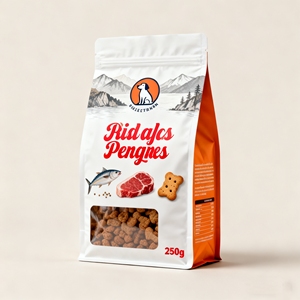 Sacs personnalisés à fermeture éclair, sacs debout <span class=keywords><strong>pour</strong></span> le marché des animaux de compagnie, emballage de friandises <span class=keywords><strong>pour</strong></span> animaux de compagnie, sacs thermoscellables, sacs à fond plat, sacs à fermeture quadrilatérale <span class=keywords><strong>pour</strong></span> aliments <span class=keywords><strong>pour</strong></span> animaux de compagnie - Product Image 1