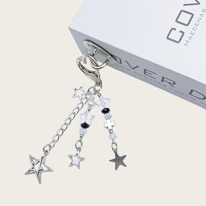 Dễ thương Keychain thẩm mỹ Y2K Keychain phụ kiện trái tim bướm dâu gấu móc chìa khóa cho các phím túi phụ nữ Quà Tặng - Product Image 5