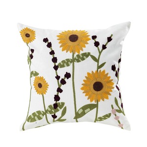<span class=keywords><strong>Funda</strong></span> de Almohada 100% Poliéster con Bordado de Flores, Estilo Nórdico, para Sofá, Reposacabezas, Oficina, Personalizable - Product Image 5