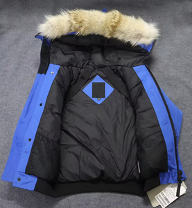 Giacca Invernale di Lusso alla Moda, Cappotto Personalizzato da <span class=keywords><strong>Uomo</strong></span> <span class=keywords><strong>con</strong></span> Cappuccio in <span class=keywords><strong>Pelliccia</strong></span> Sintetica, Parka Firmato, Giacche Imbottite per <span class=keywords><strong>Uomo</strong></span> - Product Image 4