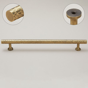 El yapımı pirinç kulp, antika fırçalanmış masif pirinç dolap kolu, <span class=keywords><strong>vintage</strong></span> bakır çekmece kolu (gardırop, mutfak dolabı için) - Product Image 3