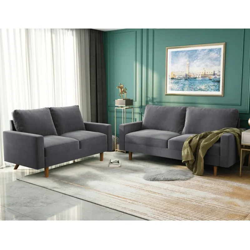 Winforce OEM/ ODM, sofá de cuero de varios colores, muebles para sala de estar, sofá moderno, juego de sofá de 3 + 2 plazas