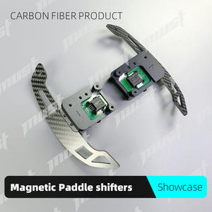 Para Ford 7th Gen Mustang Dark Horse S650 GT GTD 2024 2025 diseño hueco magnético de fibra de carbono Paddle Shifter piezas de repuesto - Product Image 4