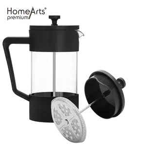 高品质双壁耐热硼硅酸盐玻璃茶壶咖啡壶，带不锈钢泡茶器