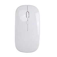 Mouse Nirkabel OEM Kustom Mode Ganda Optik Ergonomis Tipis Senyap untuk Laptop Komputer