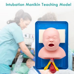 Model Pengajaran Manikin Intubasi Bayi Baru Lahir Simulasi Intubasi Trakea Hidung Oral Trainer Manajemen Jalur Napas untuk Demonstrasi - Product Image 5
