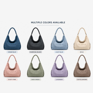 Bolso de Hombro de Mezclilla de la Marca de Moda Clásica Gorfia al por Mayor con Logotipo Personalizado, Proveedor de Bolsos OEM - Product Image 2