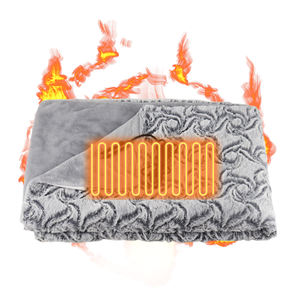 Manta calefactable eléctrica USB inalámbrica portátil, chal de calefacción lavable para uso en invierno en el coche, la Oficina o el hogar - Product Image 1