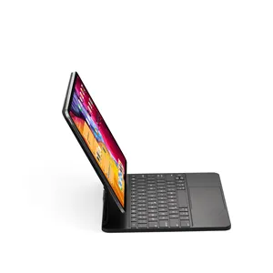 Rotation Magic Touchpad étui de clavier avec touches rétroéclairées adapté à 2021 iPad Pro 12.9