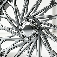 Nouvelles jantes forgées en alliage d'aluminium chromé poli, design multi-rayons, 24x12, 8x6.5, 19-23 pouces, Maybach Mercedes GLC GLE GLS