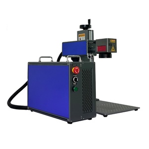 Machine de gravure laser à fibre portable 50W pour la découpe d'acier, de métal et de bijoux, prenant en charge les formats DXF, PLT, BMP, AI - Product Image 2
