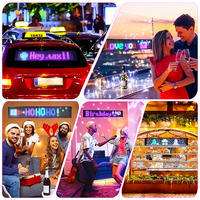 Aplicación USB Flex Smart Sticker Pantalla LED programable para automóviles y camiones Pantalla de publicidad Devil Eyes-para uso en centros comerciales al aire libre