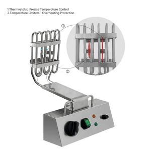 Heavybao Commerciële Elektrische Friteuse Fast Food Kip Frieten Restaurant Friteuse Professionele Frituren <span class=keywords><strong>Machine</strong></span> - Product Image 2