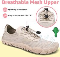 Chaussures aquatiques unisexes pieds nus, dessus en maille, séchage rapide, chaussettes aquatiques légères et respirantes, idéales pour l'été, la plage et les activités de plein air