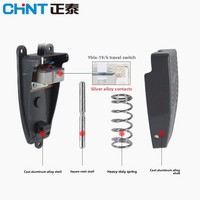 Interrupteur à pédale Chint YBLT-EKW/5A/B à réinitialisation automatique, momentané, avec câble à trois conducteurs de 15 cm