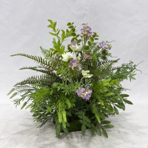 Elegante Composizione Floreale Artificiale Mista con Vegetazione Rigogliosa per Centrotavola Matrimoniale, Decorazioni per Casa, Feste ed Eventi - Product Image 4