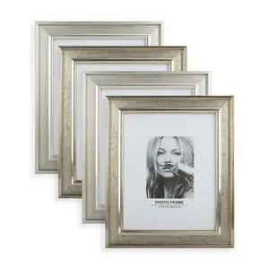 European and American Style Desktop Picture Frame Wooden Metallic Frame Decoration For Photo