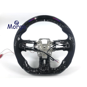 Volante Deportivo Personalizado de Fibra de Carbono y Cuero para <span class=keywords><strong>Mustang</strong></span> 2015-2021 GT <span class=keywords><strong>Shelby</strong></span> - Product Image 1