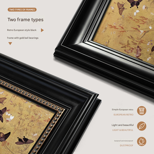 Pintura Decorativa de Pared Estilo Retro Wei Mei Lantian, con Cientos de Mariposas, <span class=keywords><strong>para</strong></span> Decoración de Interiores, <span class=keywords><strong>Segunda</strong></span> <span class=keywords><strong>Mano</strong></span> - Product Image 4