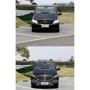 Pièces de voiture pour <span class=keywords><strong>Mercedes</strong></span> <span class=keywords><strong>Benz</strong></span> <span class=keywords><strong>Viano</strong></span> 2010-2015, kit carrosserie Maybach, comprenant l'ensemble pare-chocs avant et arrière avec calandre et phares - Product Image 2
