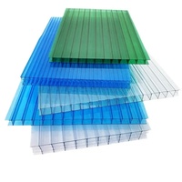 Panneau de toiture transparent en polycarbonate alvéolaire durable et écologique pour serres extérieures et hôtels, garantie 5 ans, 100% recyclable