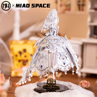 ARTYIMO-Robe de mariage à confession limitée, jouet puzzle STEM en vrac, cadeau de mariage, décor, OEM, kits de modèles en métal, 3D