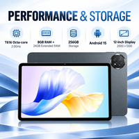YPORANGECHENG OEM Logo Kustom Tablet Android 15 12 Inci 2000*1200 FHD Widevine L1 T616 32GB RAM 256GB 8000mAh