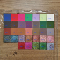 Palette de fards à paupières super pigmentés duochrome miroitant 9 couleurs Palette de fards à paupières de marque privée de maquillage imperméable à l'eau