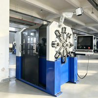 Machine automatique CNC pour la fabrication de ressorts de compression, de torsion double, de ressorts de batterie et de ressorts plats de formes spéciales, avec PLC et moteur