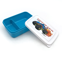 Boîte à lunch style dessin animé sans Bpa Boîte à bento pique-nique en plastique pour enfants Pack micro-ondes Mini boîte à lunch