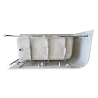 Baignoire rectangulaire moderne et simple de style américain pour maison, hôtel ou gîte, luxe léger, installation autonome
