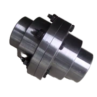 SJM10 Couple élevé 45 #   Accouplement d'arbre en acier, accouplement flexible à mâchoires/disques en caoutchouc avec structure Oldham, support OEM personnalisé