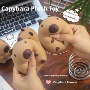 Juguete Antiestrés de Capibara, Diseño de Dibujos Animados, Simulación de Capibara para Apretar, Juguete para Aliviar la Ansiedad y el Estrés - Product Image 2