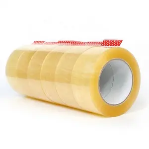 Cinta adhesiva Acrílico transparente DIY Rollos Embalaje transparente Embalaje Cinta de sellado de cartón Cinta de papel impermeable impresa personalizada