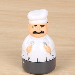 Phim hoạt hình đầu bếp bảng đồng hồ hẹn giờ gió lên 60 phút hẹn giờ đếm ngược thủ công nhà bếp và nhà bếp 2025 mới - Product Image 2