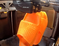 Prix d'usine Pantoufles légères en TPU imprimées en 3D Nouveau design Chaussures de prototypage rapide pour hommes et femmes Vente en gros