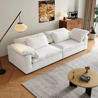 Nouvel Ensemble de Canapés Sectionnels Modulaires de Luxe et Modernes pour Salon, Fauteuils Relaxants, Forme en L, 2 et 3 Places, Conception Ergonomique sans Structure Apparente, en Vente