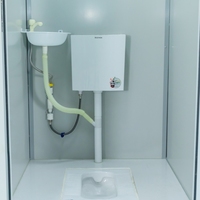 Toilettes SGS ISO UL personnalisables, simples ou doubles, pour projets de camps miniers et infrastructures sanitaires, avec option de toilettes à la turque ou assises, pour usage extérieur