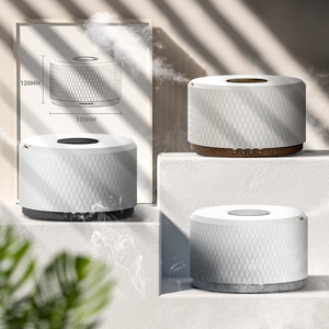 Luxe Slimme Draadloze Thuiskamer Evaporativ Elektrische Keramische Lucht Koele Nevel Aroma Etherische Olie <span class=keywords><strong>Diffuser</strong></span> Ultrasone Luchtbevochtiger - Product Image 6