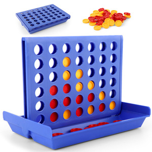 Amazon Top Seller Educational Toys Travel Checker 4 in A Row Plastic Drop 4 Classic Connect 4 Game for Kids