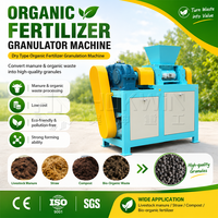Granulateur à double rouleau, presse à rouleaux, machine de fabrication d'engrais pour la production d'engrais organique et de compost