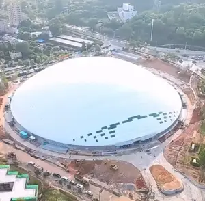 Yüksek kaliteli spor futbol mahkemesi çadır şişme spor arena futbol sahası hava kubbe desteklenen yapısı
