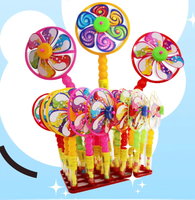 Bonbons en gros personnalisé marque privée Offre Spéciale amusant coloré ventilateur jouet avec multicolore doux tablette bonbons enfants bonbons jouet ODM/OEM
