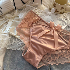 Braguitas de Encaje Transparente Wildness Pure Desire para Mujer, Bragas Japonesas Sexys sin Costuras que Ajustan la Cadera - Product Image 6