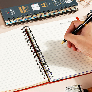 创意分隔器线圈笔记本简单分类记事本加厚螺旋A3学生草稿笔记本活页样式 - Product Image 4