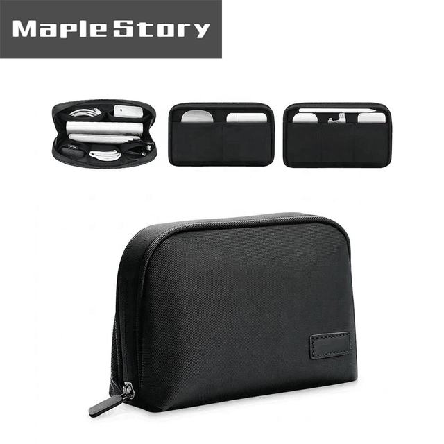 Wholesale Personalized Tech Accessory Organizer Bag Custom Logo Low MOQ Cable Pouch Electronics Organizer Bag Gadget Bag Pouch