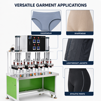 Presse à chaud pneumatique à quatre stations CNCO CN-710B pour le façonnage et le collage des coutures latérales de sous-vêtements