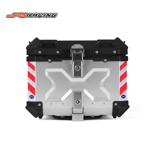 Hòm đựng đồ phía sau xe máy bằng nhôm bạc 45L, chống thấm nước - Product Image 1