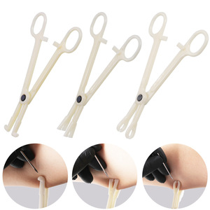 Kit d'outils de pincettes jetables pour piercings corporels (oreilles, mamelons, nez, nombril) – Fournitures de salon - Product Image 1
